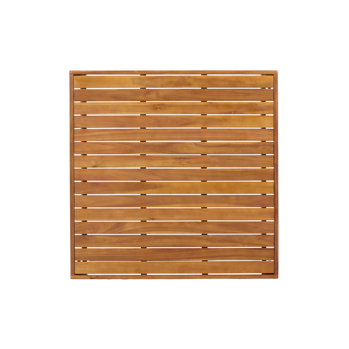 41.14-Inch Height Teak Finish Acacia Solid Wood Outdoor Dining Table