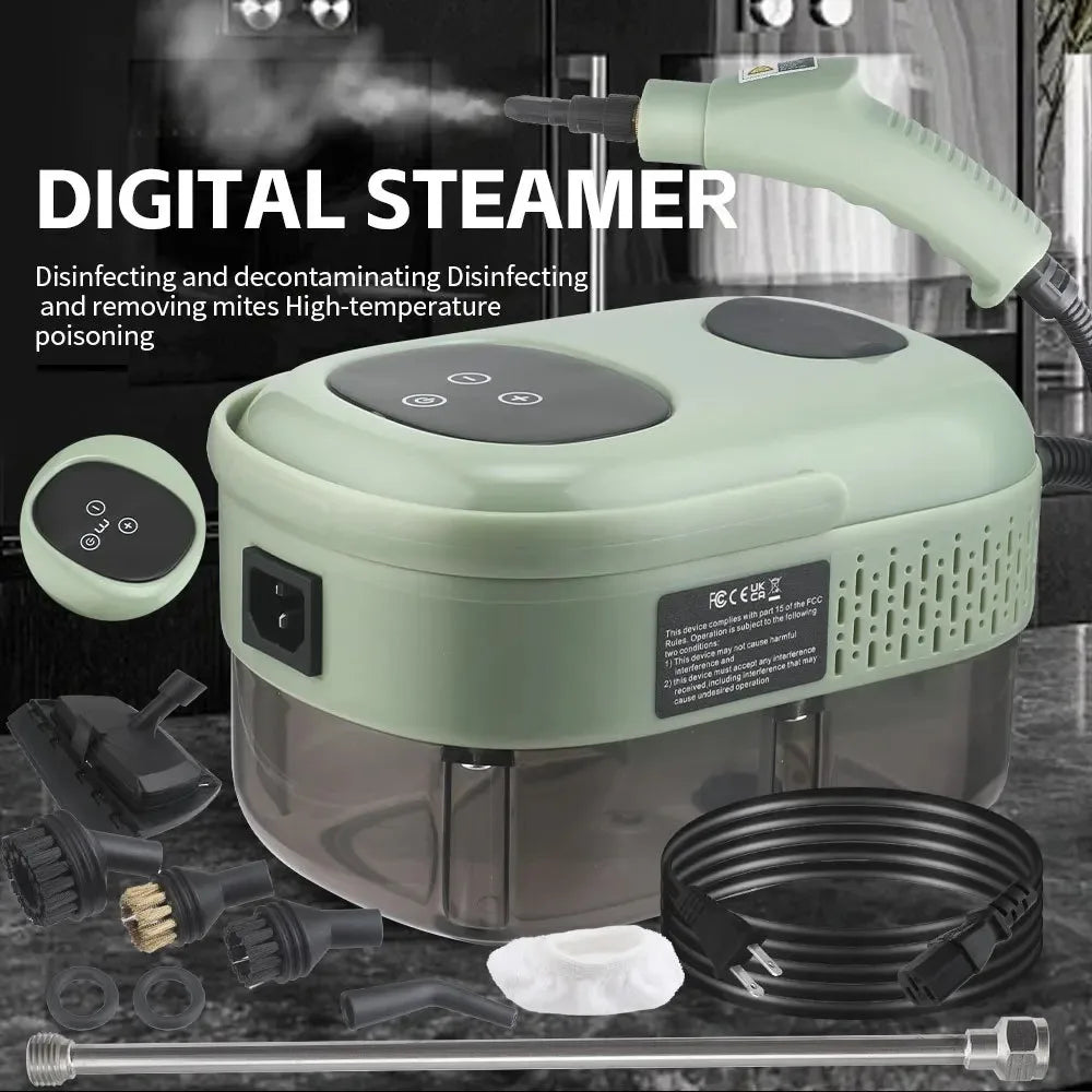 1500W Portable Household Steam Cleaning Machine With Multiple Accessories