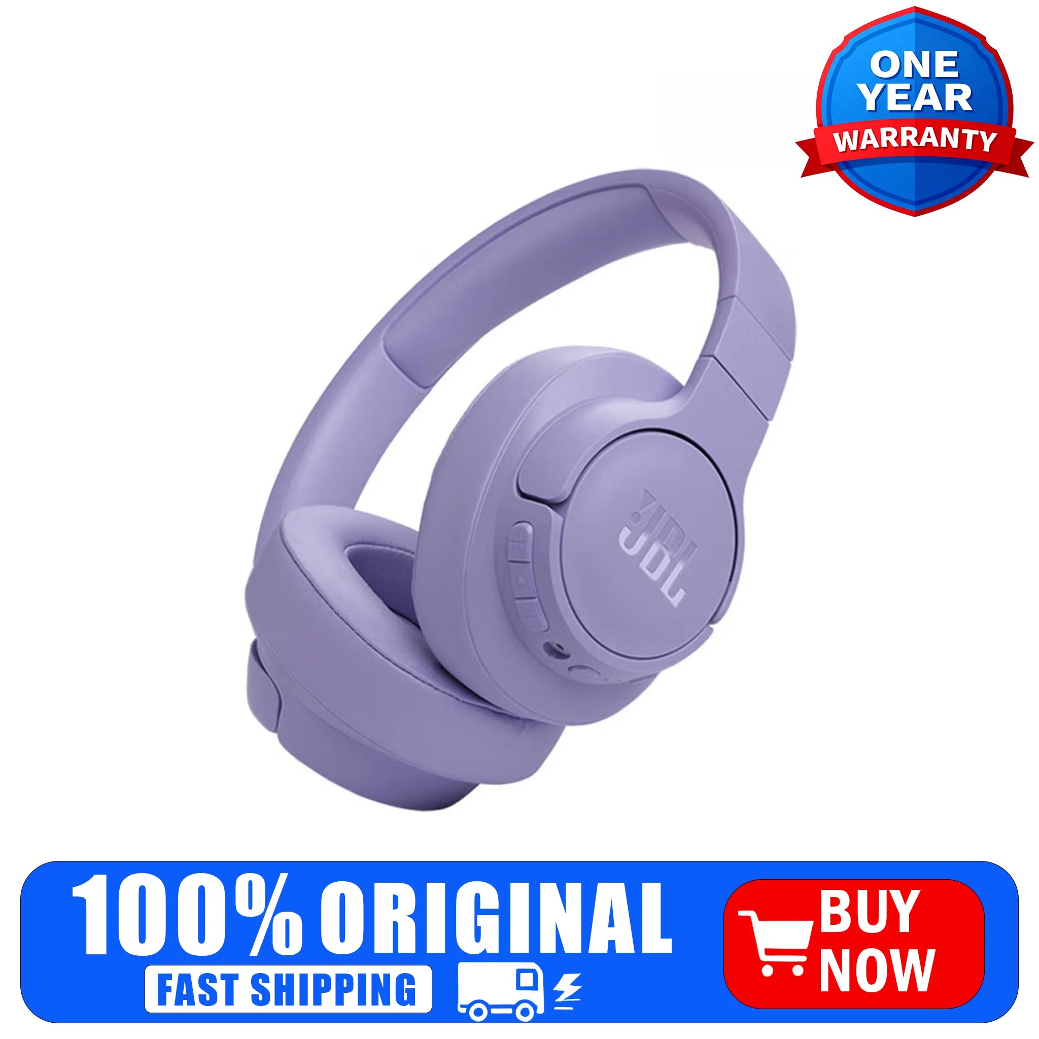 JBL Tune Wireless Over-Ear Headphones, Adaptive Noise Cancelling, Smart Ambient, Bluetooth 5.3