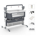 Newborn baby rocking portable bassinet