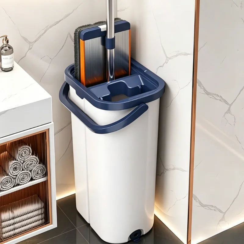 hands-free self-wringing floor cleaner, suitable for kitchen tile floors