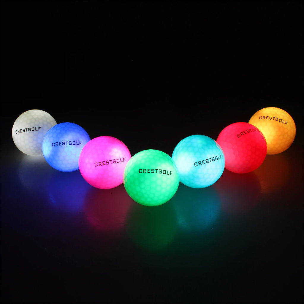 Golf Ball with Logo 3pcs/6pcs/10pcs/30pcs/Pack Night Glow Light Glow LED Six Color for Your Choice
