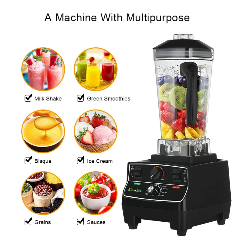 Blender Mixer Juicer Food Processor Ice Smoothies Crusher
