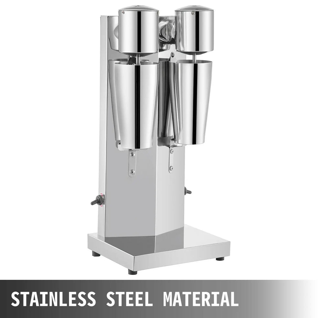 Milk Shake Machine Commercial Auto Double Cups 
 Stainless Steel Bubble Boba Drink Mixer