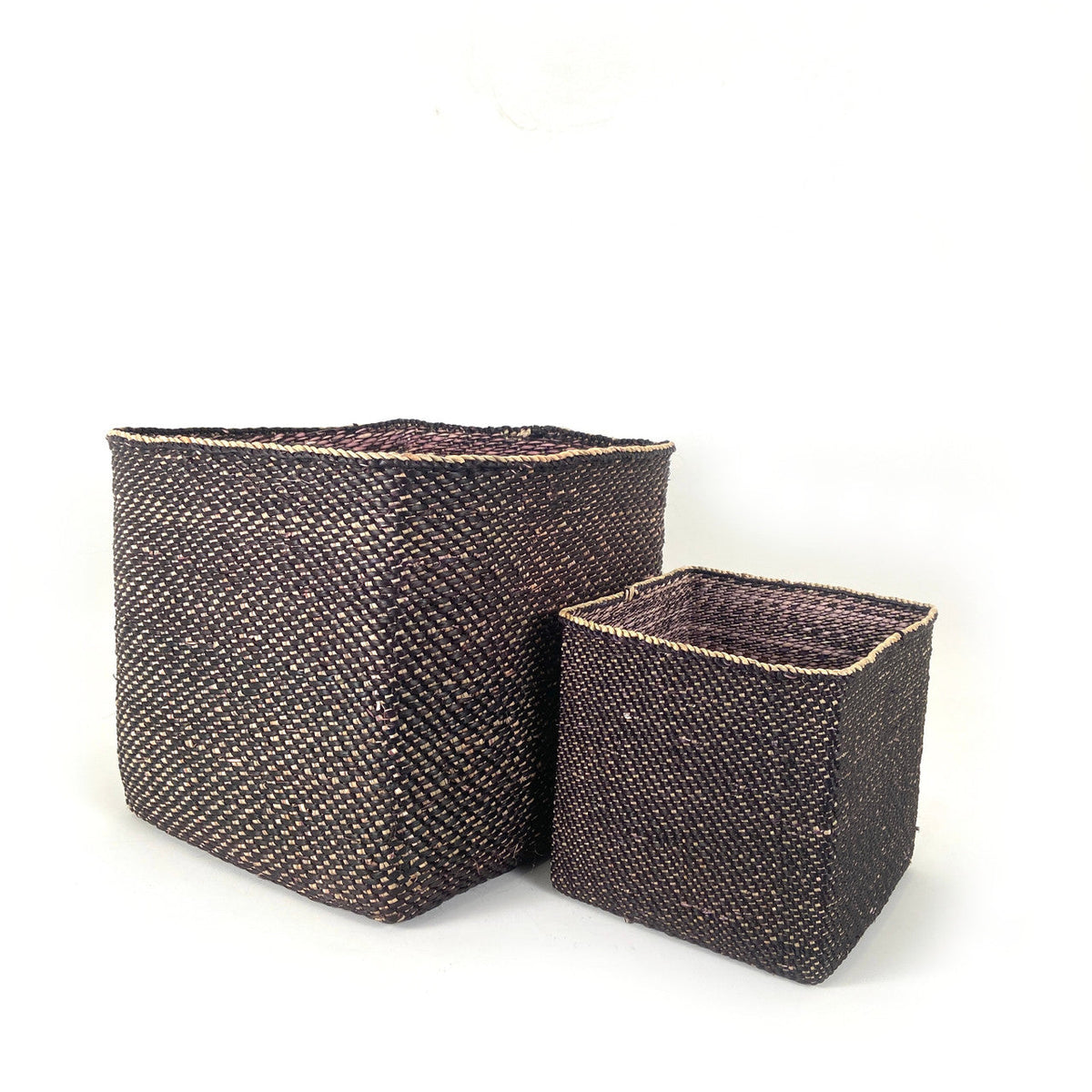 Square Light Black Iringa Basket