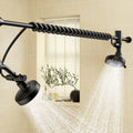 Tandem Shower Head For Couples, Dual Shower Head with Original Adjustable Slider