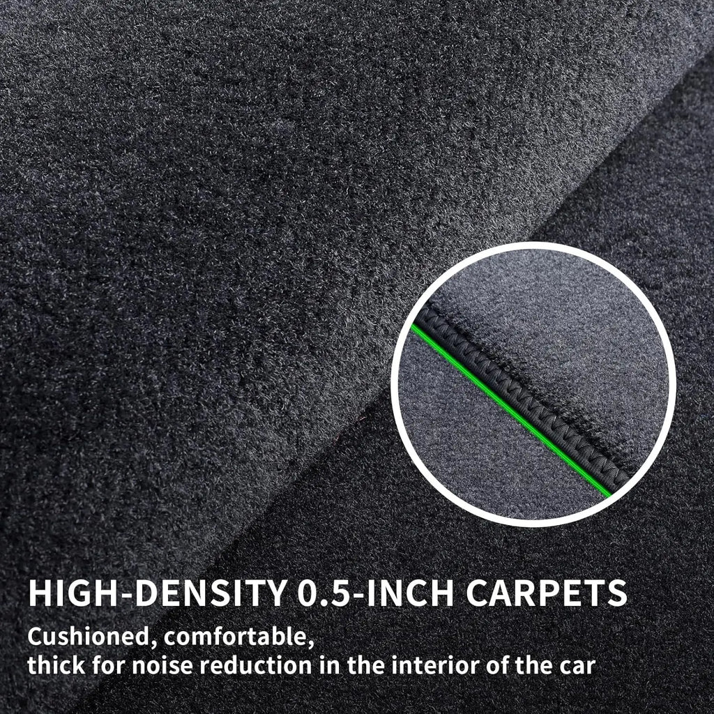 Custom Fit Carpet Mats for  Toyota RAV4 2019-2024 2025 0.5 Inch Thickness Rugs Premium All Weather Anti-Slip Waterproof Mat