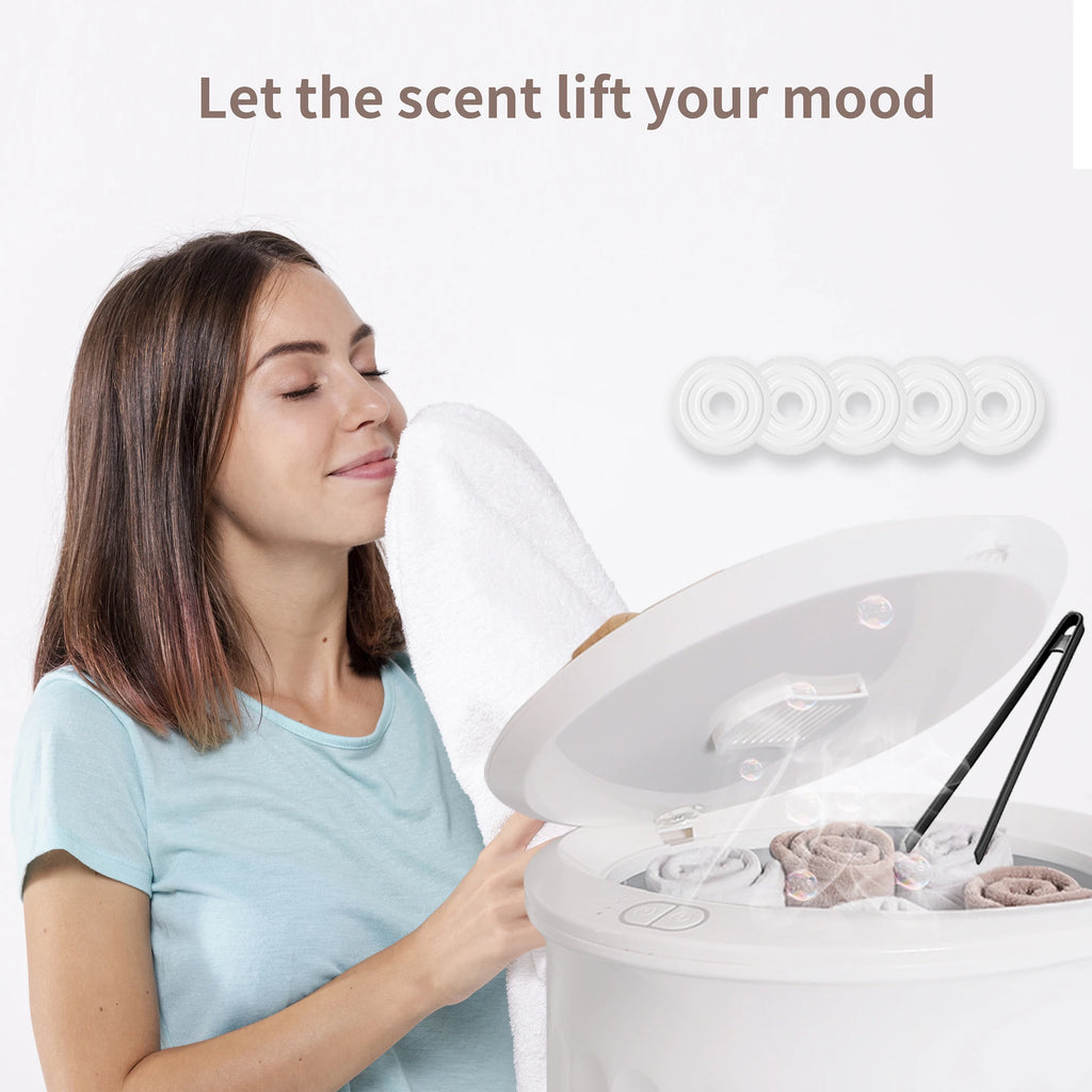 5.28 Gallon Towel Warmer Bucket Hot Bath Towel Heater Machine Portable Spa Facial Salon Barber Hair Salon Equipment For Bathroom Home Use