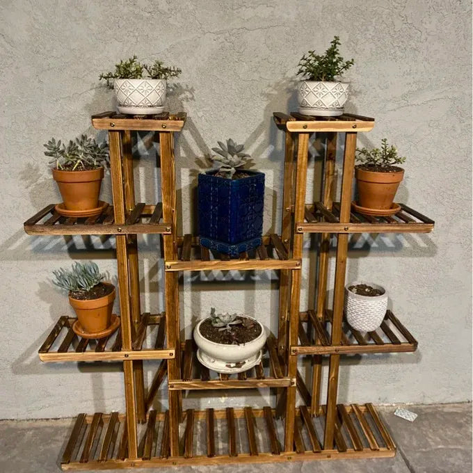 Indoor Outdoor Multi-Tier Plant Display Stand