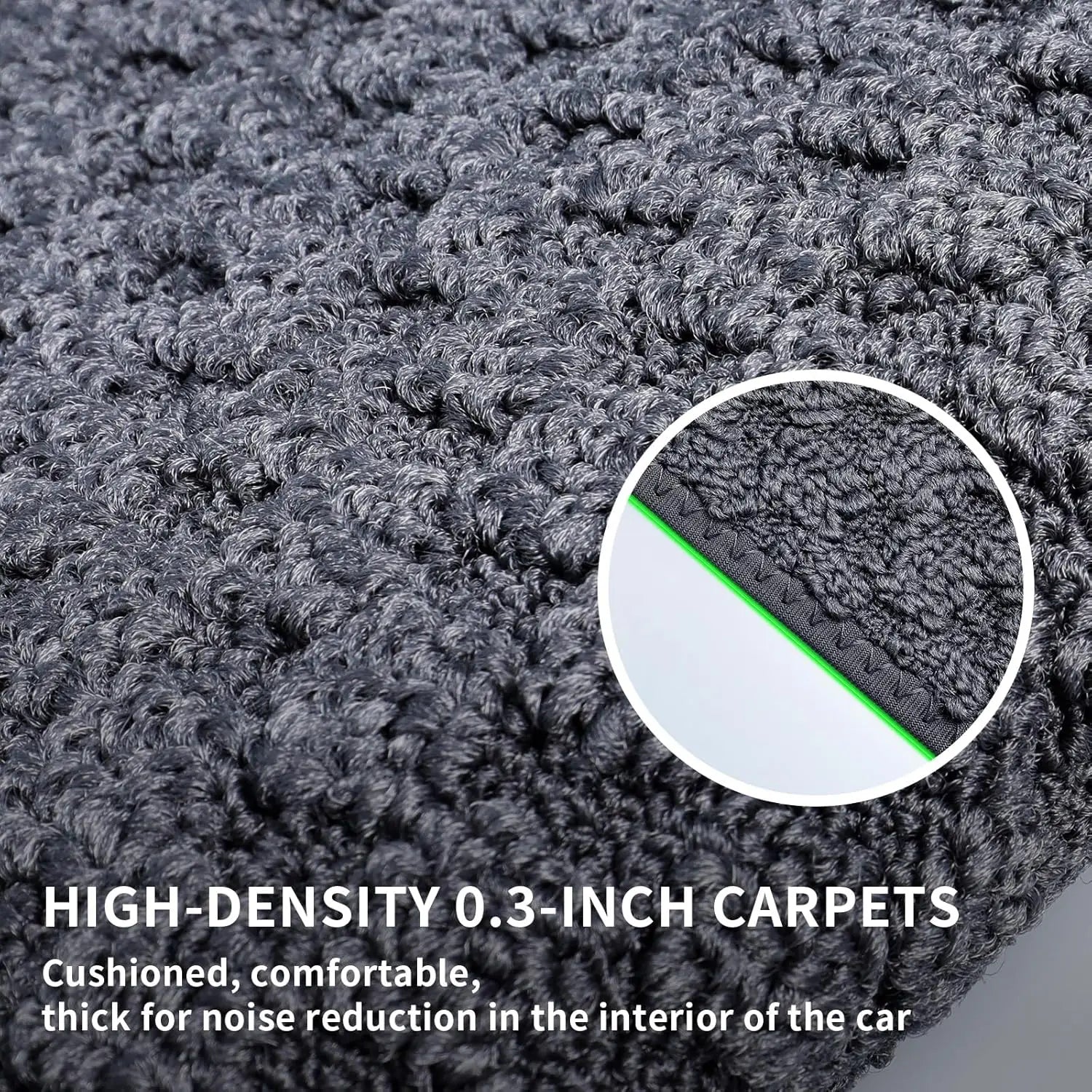 Custom Fit Carpet Mats for  Toyota RAV4 2019-2024 2025 0.5 Inch Thickness Rugs Premium All Weather Anti-Slip Waterproof Mat