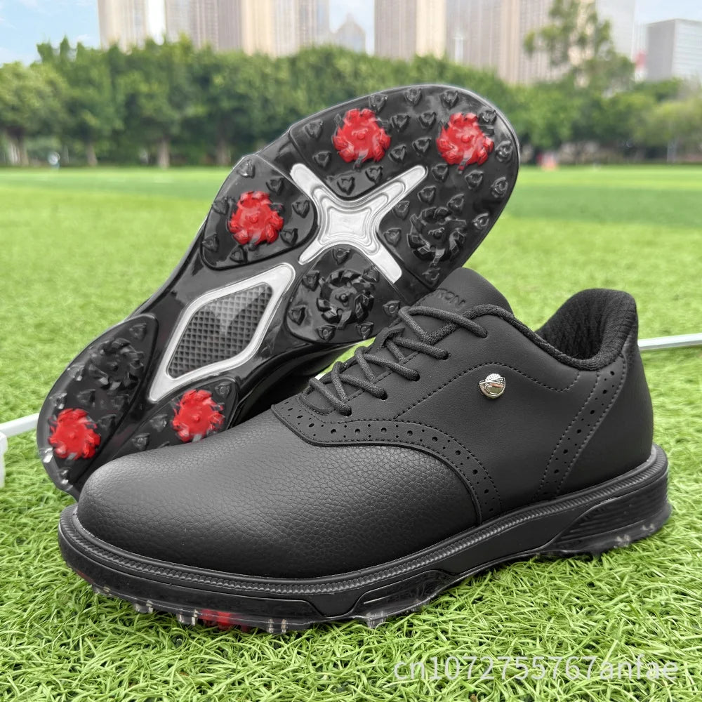 Man Ankle Golf Sneaker supplies Golfing Shoes Non Slip Comfortable Walking Shoe 39-49