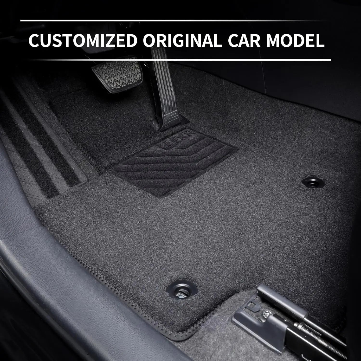 Custom Fit Carpet Mats for  Toyota RAV4 2019-2024 2025 0.5 Inch Thickness Rugs Premium All Weather Anti-Slip Waterproof Mat