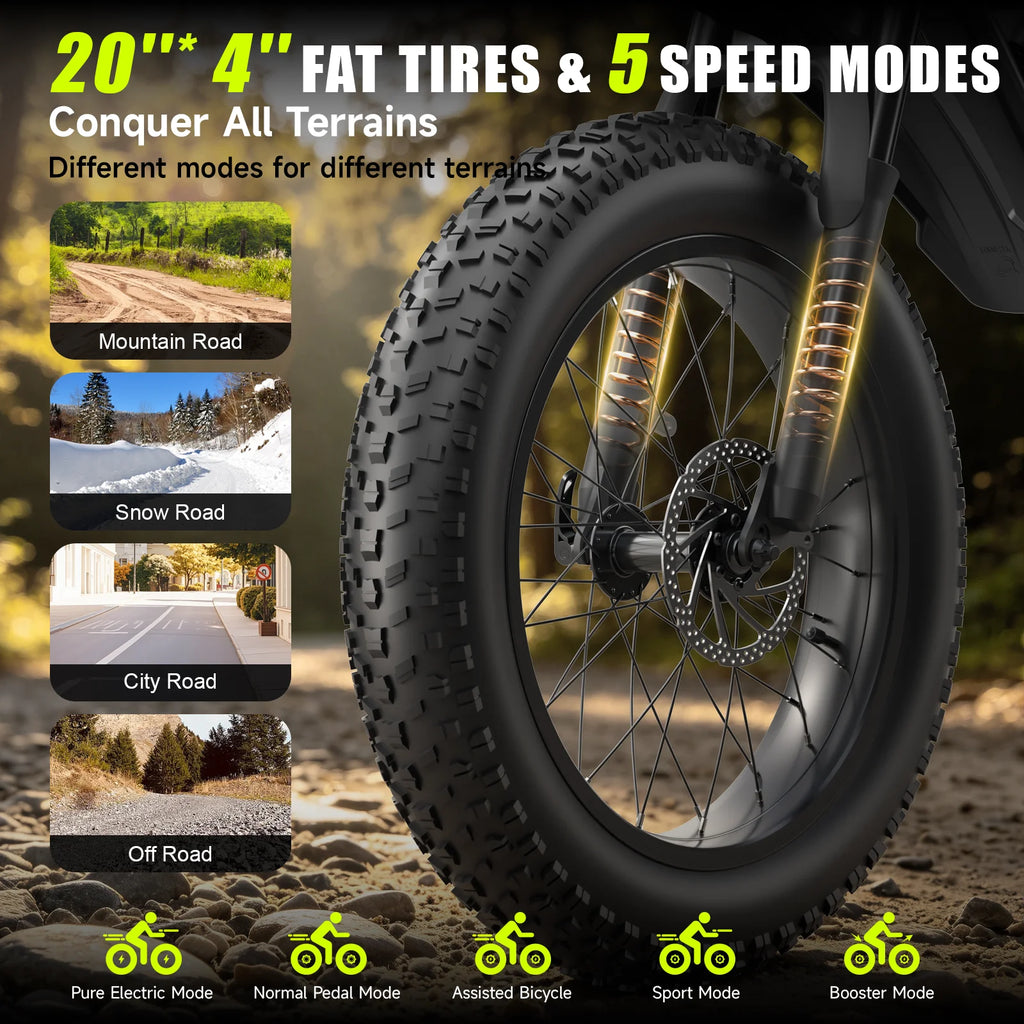 Off Road Electric Mountain Bike 20 inch