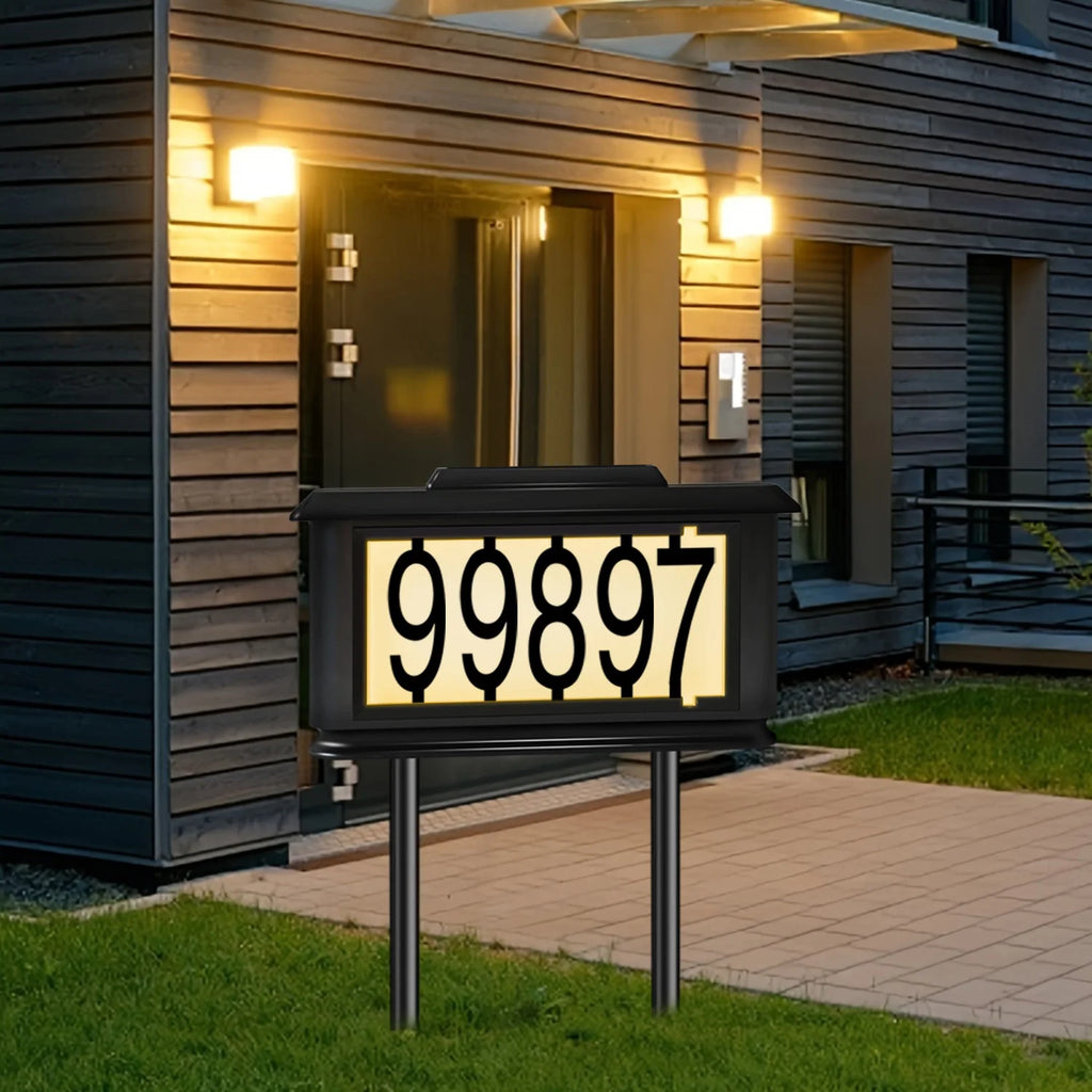 Led Address Plaque Light for Houses and Homes, Suitable for Villas, Rural Areas, Decorative Lighting