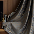 2 Panels Velvet Full Blackout Window Drapes, Thermal Sound Insulated Luxury Curtain for Living Room Bedroom Home Decor
