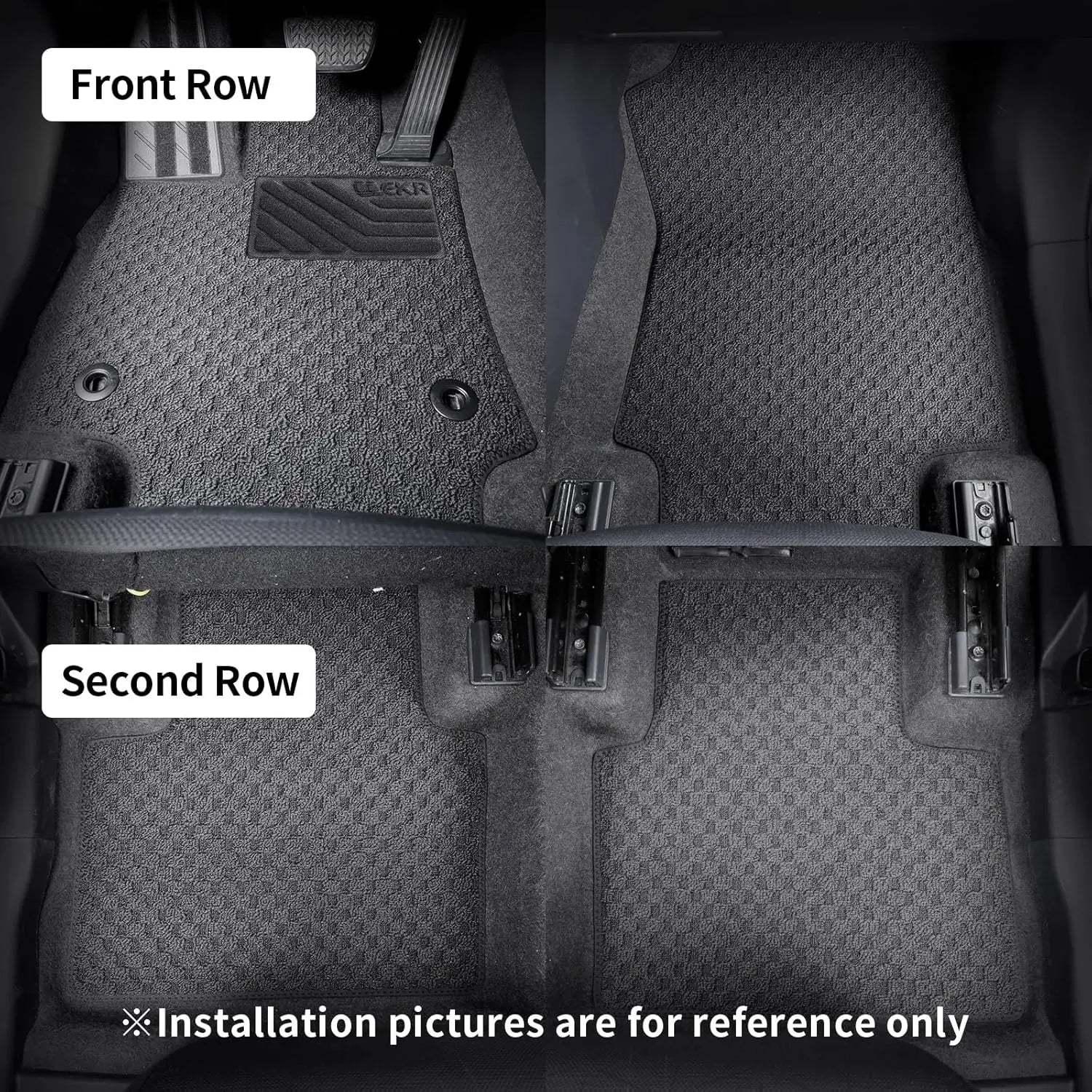 Custom Fit Carpet Mats for  Toyota RAV4 2019-2024 2025 0.5 Inch Thickness Rugs Premium All Weather Anti-Slip Waterproof Mat