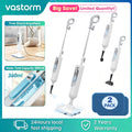 Vastorm F2 Steam Mop Detachable 6-in-1 High-Temperature Steam Cleaner Powerful Scrubbing Steam Vacmop for Kitchen Hardwood Floor Marble Floor Carpet