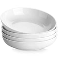 10 Large Pasta Bowls, 56 OZ White Salad Bowls Soup Bowls, Porcelain
