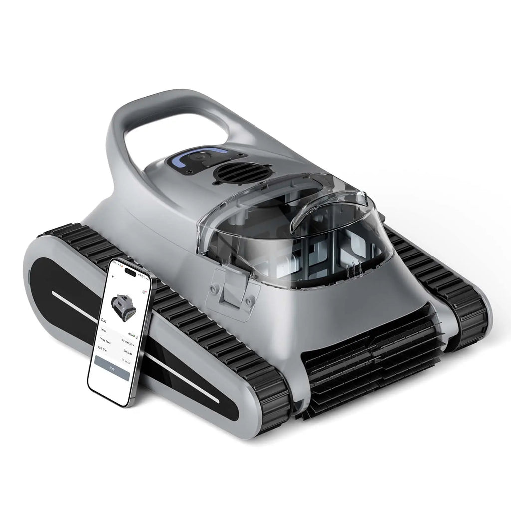 (2025 New) Seauto Crab Pro Cordless Robotic Cleaner, for Inground Pools up to 2000 Sq.ft, all and Waterline Cleaning Vacuum