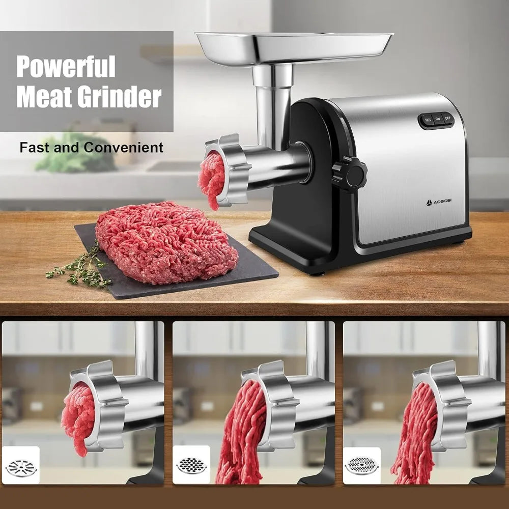 Heavy Duty Stainless Steel Meat Grinder