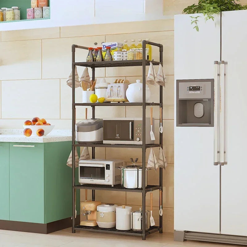 Kitchen Storage Rack Household Metal Multi-Layer