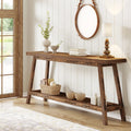 Farmhouse Entryway Table: 70.9 Inches All Wood