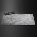 Gray Mouse Pad – Large & Small Overlocked XXL Desktop Keyboard Table Pad, Gaming Desk Mat for PC