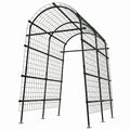 Cucumber Trellis For Raised Bed U-Shape Garden Trellis For Climbing Plants Metal Arch Vegetables Trellis Plant Support For Grape Vine Beans Squash Peas Flower Outdoor
