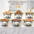 Chafing Dishes for Buffet 6.5QT Round Stainless Steel