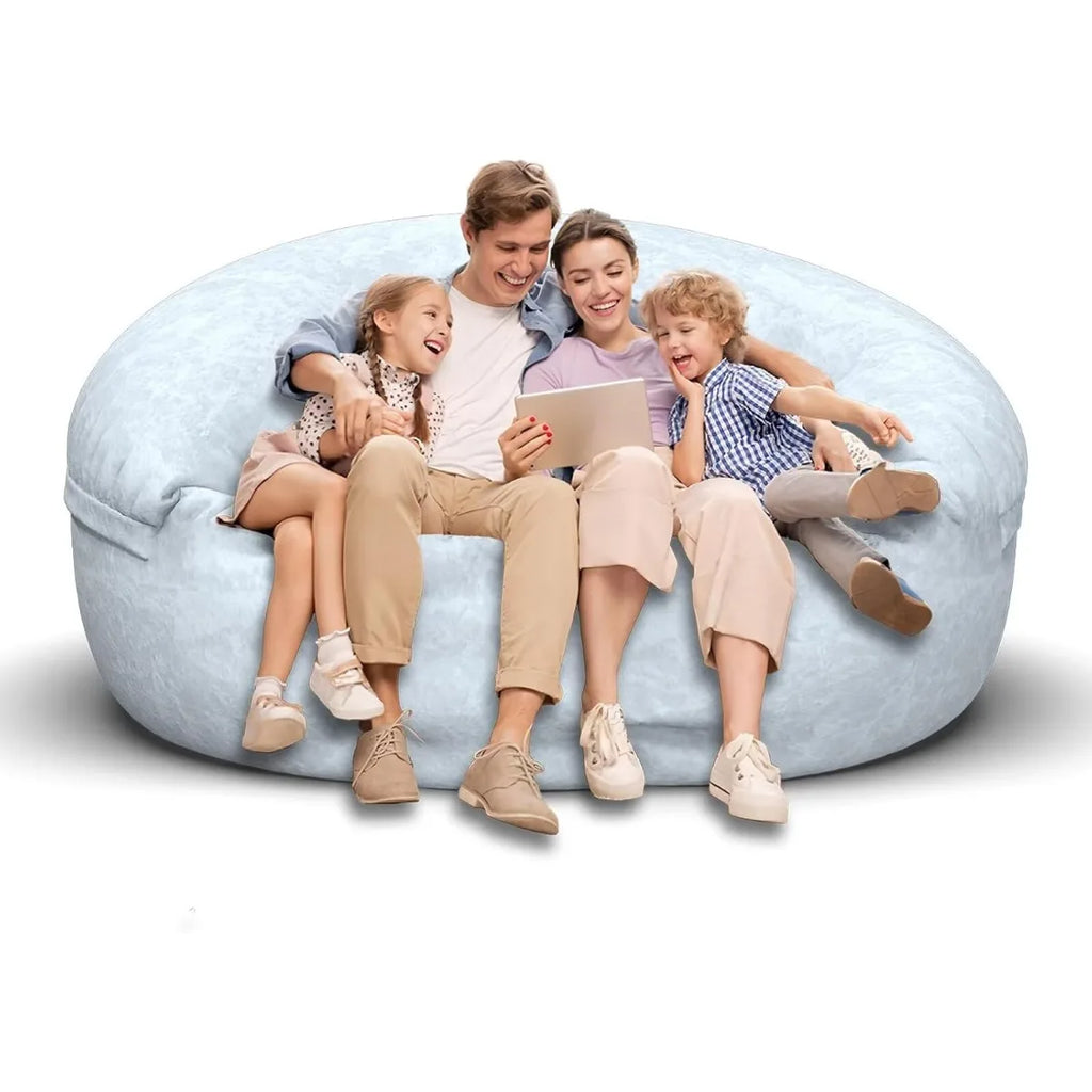 Bean Bag Chair for Adults 6FT,Soft Removable Cover for Teens/Girls Bedroom