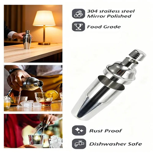 12-Piece Cocktail Shaker Set with Stand, Full Bar Tools for Home & Party, Easy to Make Delicious Cocktails for Beginners