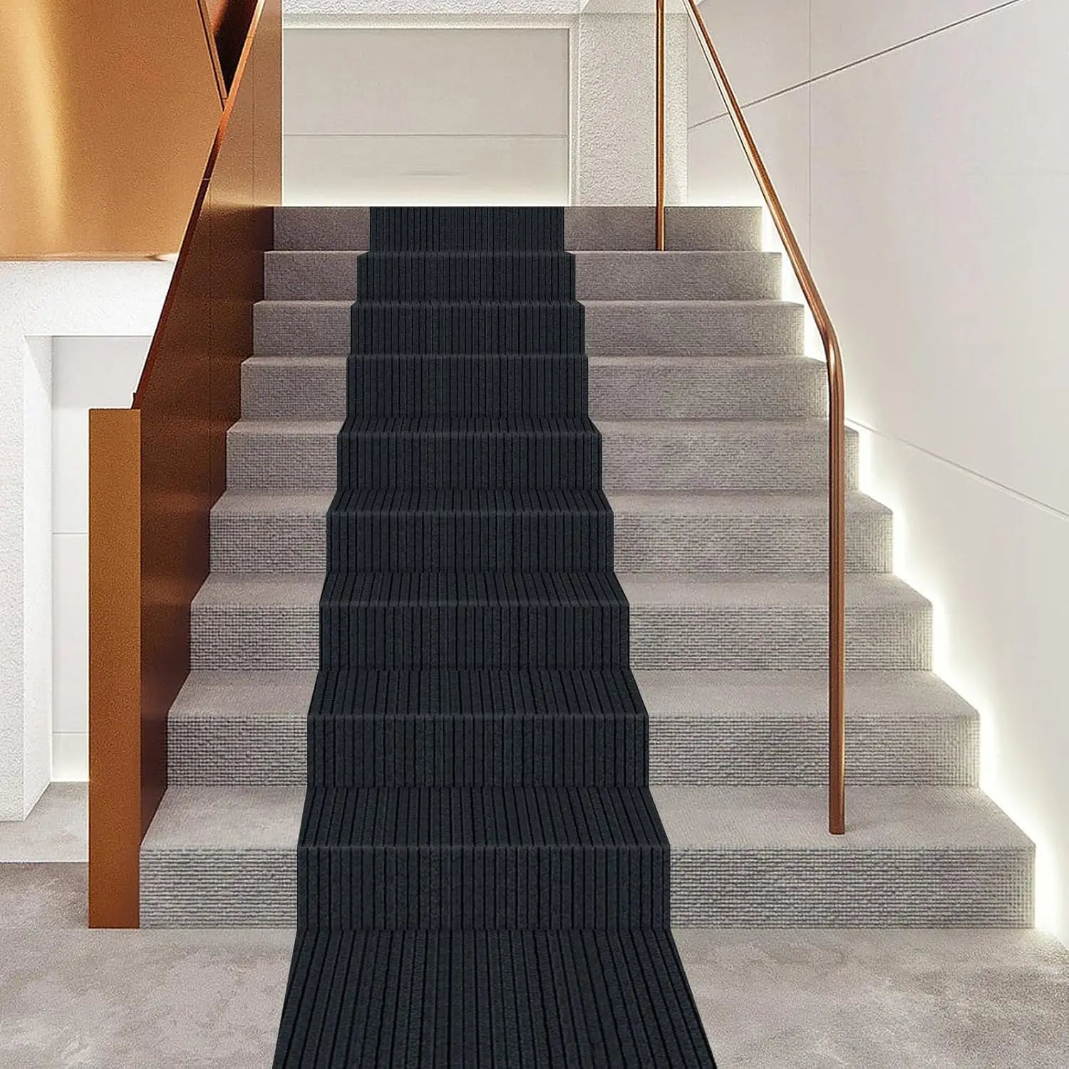 20Fft Non-Slip Carpet, Floor Protector Rug Mat, Stair Hallway Runner