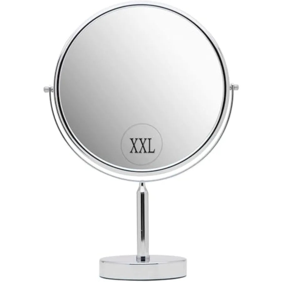XXLarge Oversized 3X Weak Magnifying Mirror with Stand for Desk, Table, Retail Store Countertop, and Makeup Vanity - Double Sid