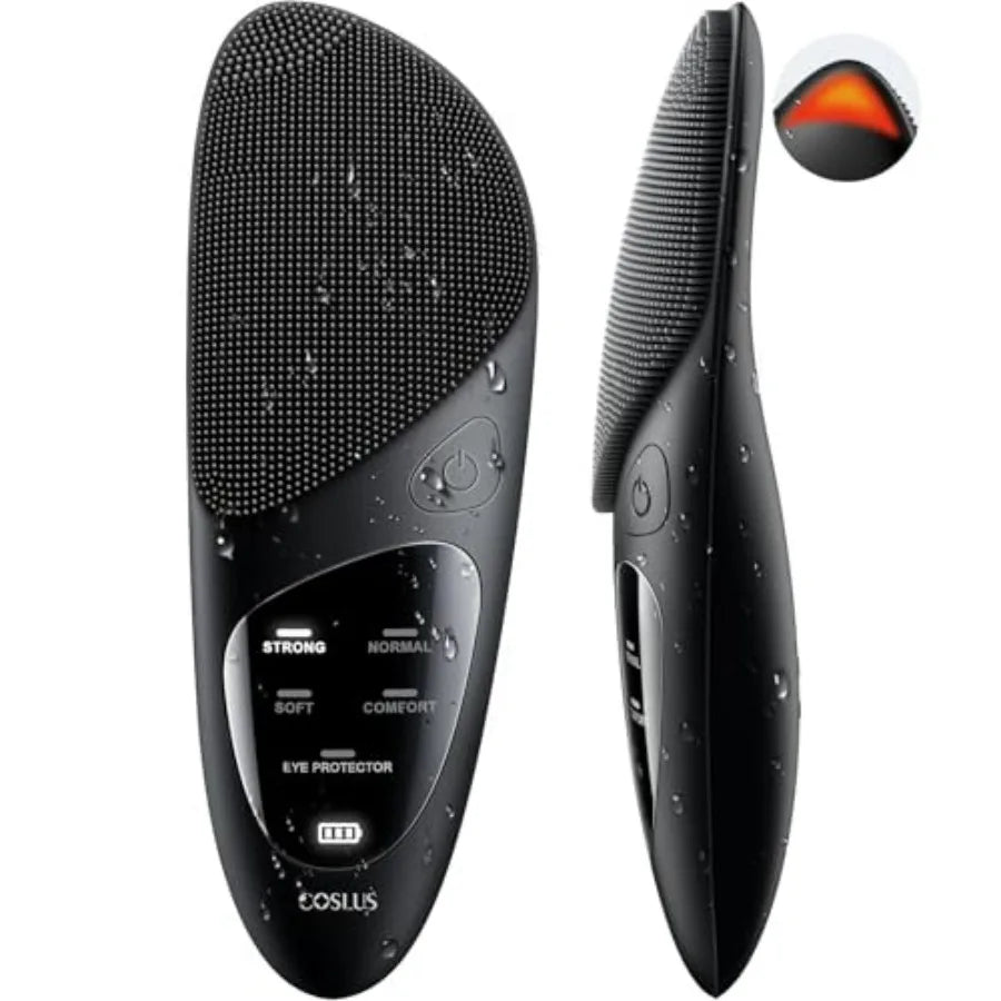 Portable Waterproof Rechargeable Face Wash Brush, 4 Cleansing Modes.
