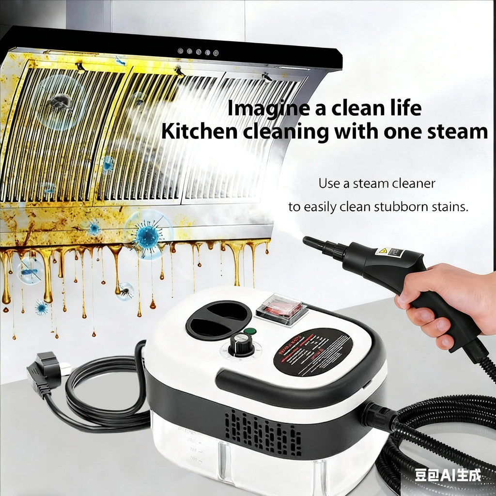 Kitchen oil stains Steam Cleaner High Temperature Disinfection