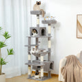 Large Cat Tree and Tower for Indoor Cats With Sisal-Covered Scratching Posts Spacious Hammock Padded Perches and Condos Cat Toys