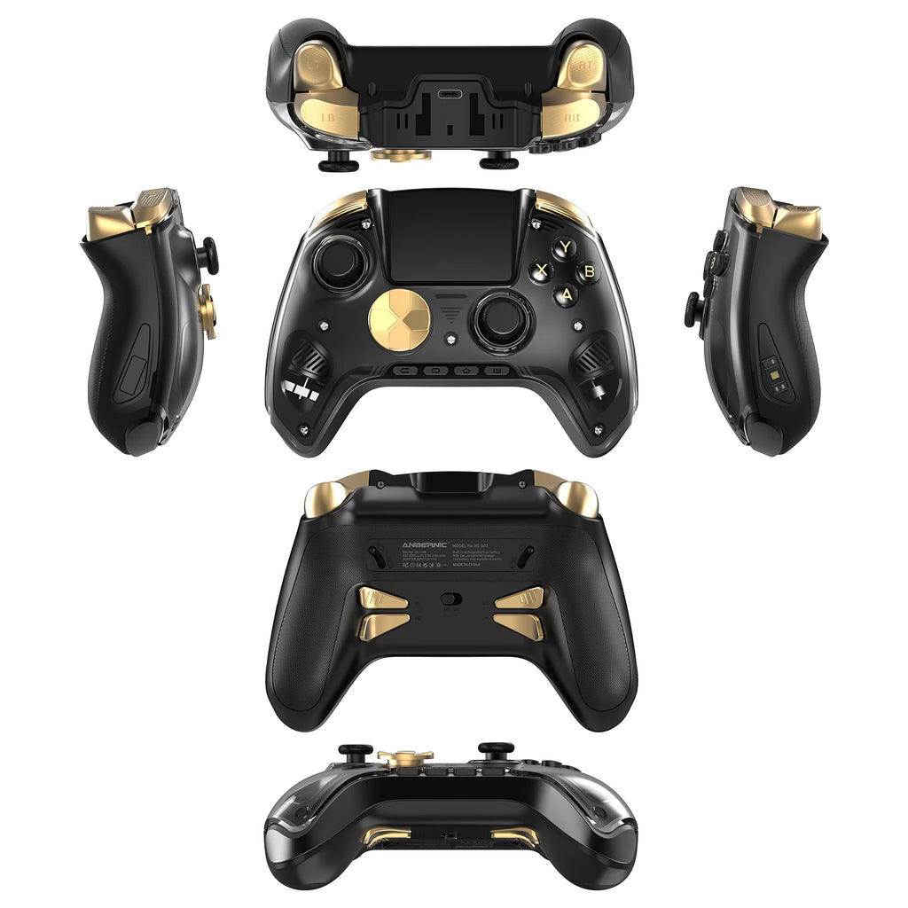 ANBERNIC RG G01 Retro Games Controller Hall Effect Triggers Bluetooth/Wired/Wireless XBOX Gamepad for PC Android IOS Steam Linux