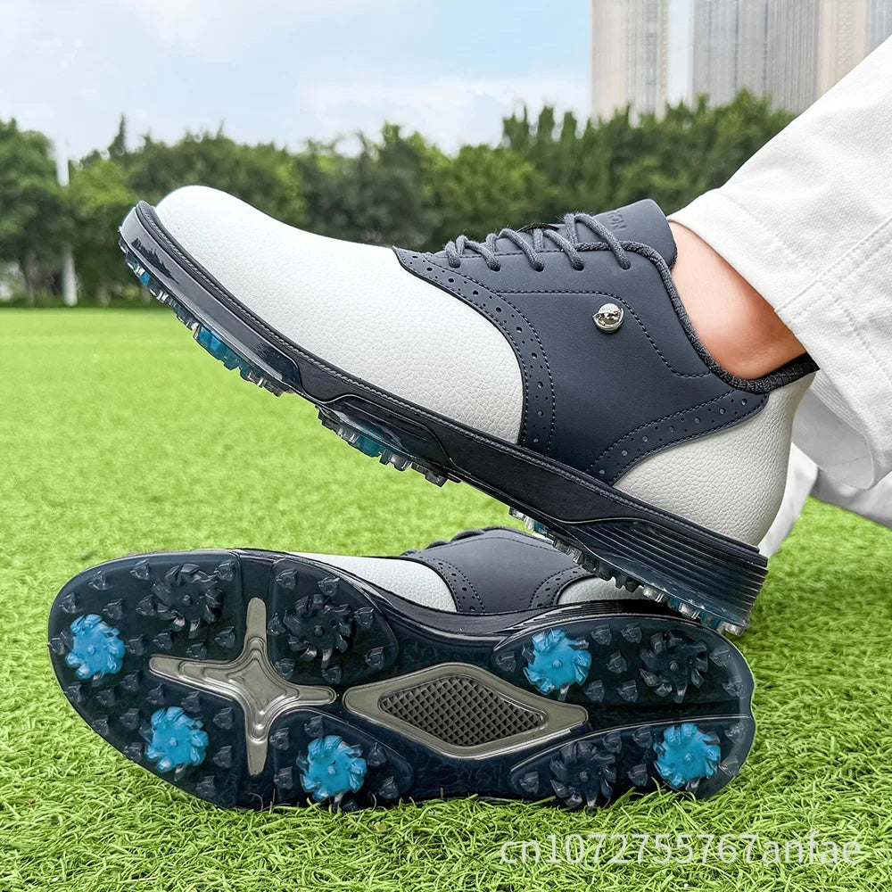 Man Ankle Golf Sneaker supplies Golfing Shoes Non Slip Comfortable Walking Shoe 39-49