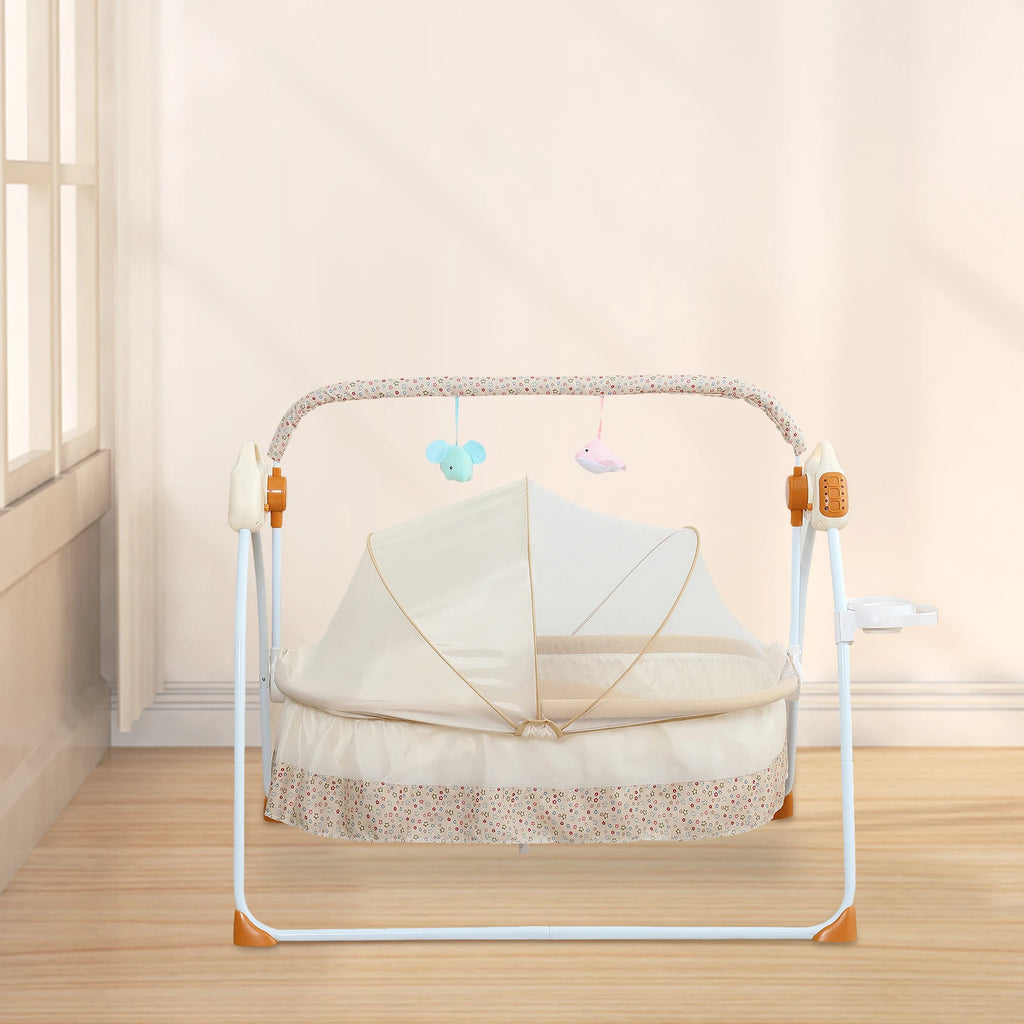 Electric Baby Cradle w/ Music Dual Control