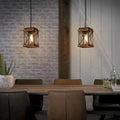 Rustic Farmhouse Wood Pendant Light Fixture