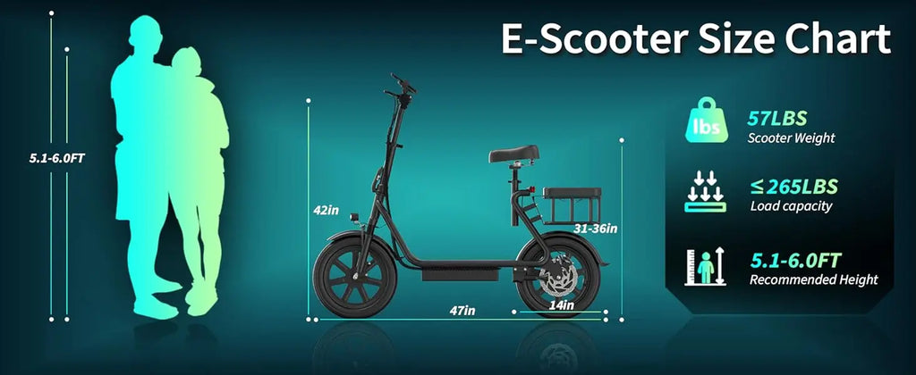 Electric Scooter for Adults, 14" Tires, 22Mph Max Speed, 500W Motor, 28 Miles Max Range, Folding E-Scooter with Dual Suspension