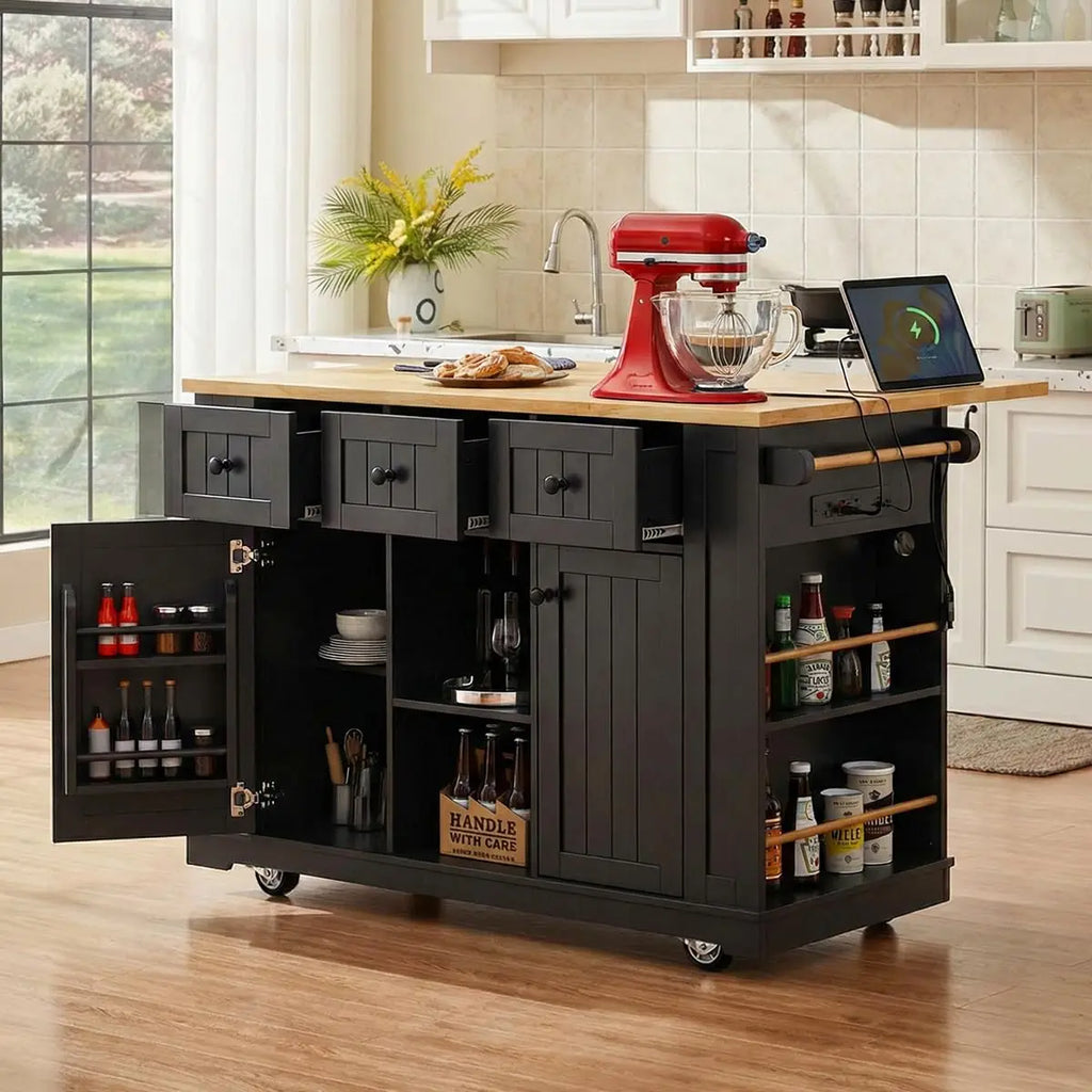 Mobile Rolling Kitchen Island