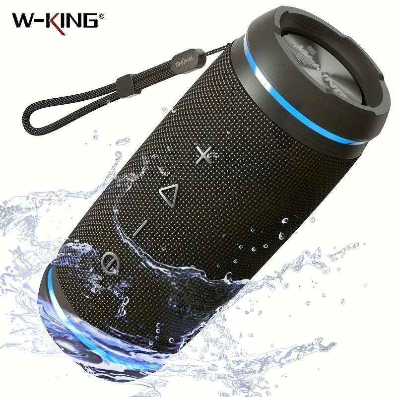 Portable Bluetooth Speaker  360° Surround Hi-Fi Sound,24H Playtime Waterproof
