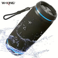 Portable Bluetooth Speaker  360° Surround Hi-Fi Sound,24H Playtime Waterproof