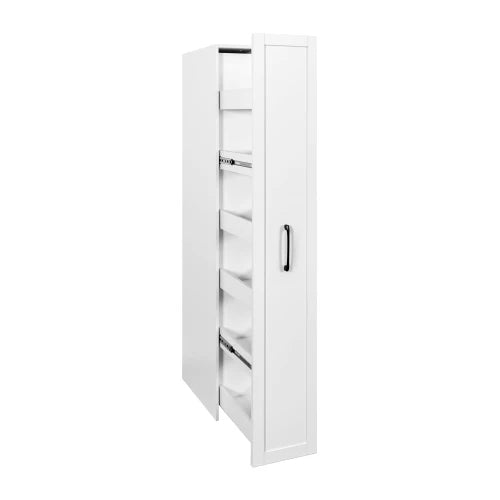 Narrow Storage Cabinet with Handle & Wheels, Pantry Shelf for Kitchen