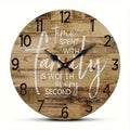 Farmhouse round wall clock