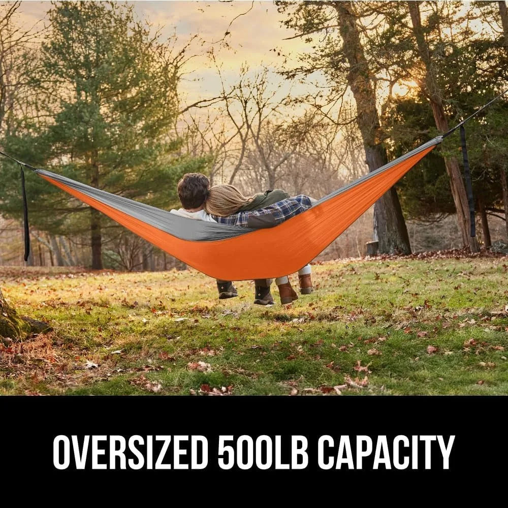 Durable Portable Camping Hammock with Tree Straps Lightweight Travel Swing for Outdoor Hiking Backpacking