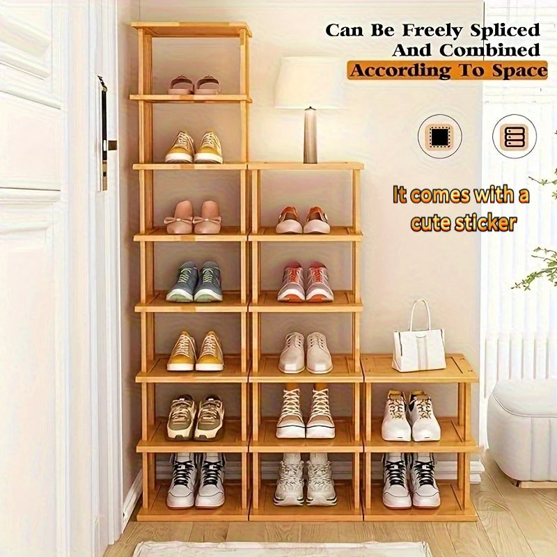 bamboo shoe rack
