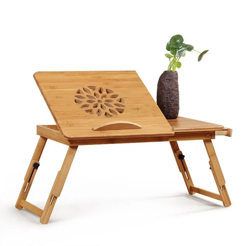 Bamboo Adjustable Laptop Tray