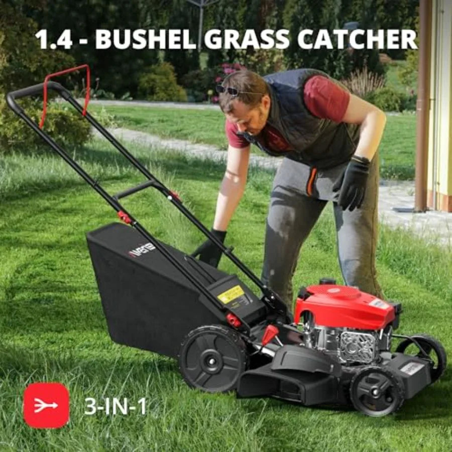 21-Inch 3IN1 Gas Push Lawn Mower